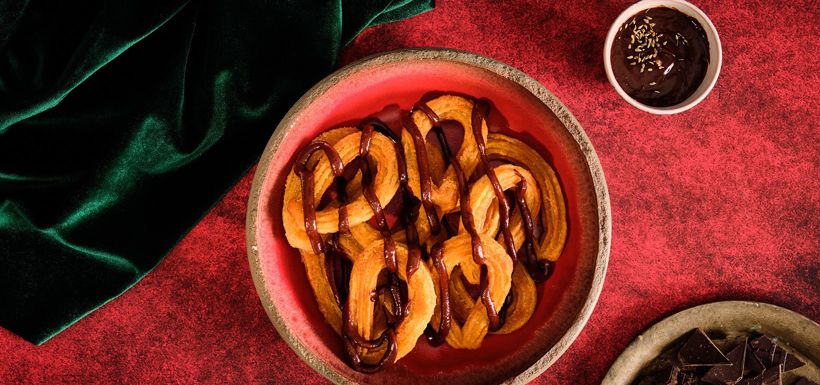 AVIKO Churros с шоколадов карамел и анасон