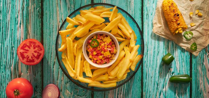 AVIKO Grip ’n Dip с дип от грилована царевица