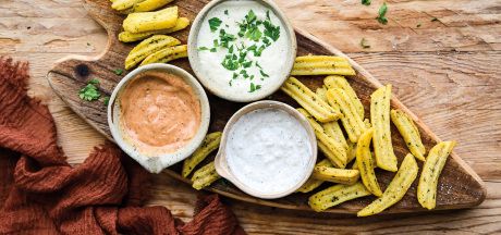 Aviko Wavy Blends Garlic & Herbs с 3 дипа