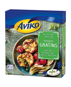 GRATINS Z BROKUŁAMI I ŚMIETANKĄ 400г